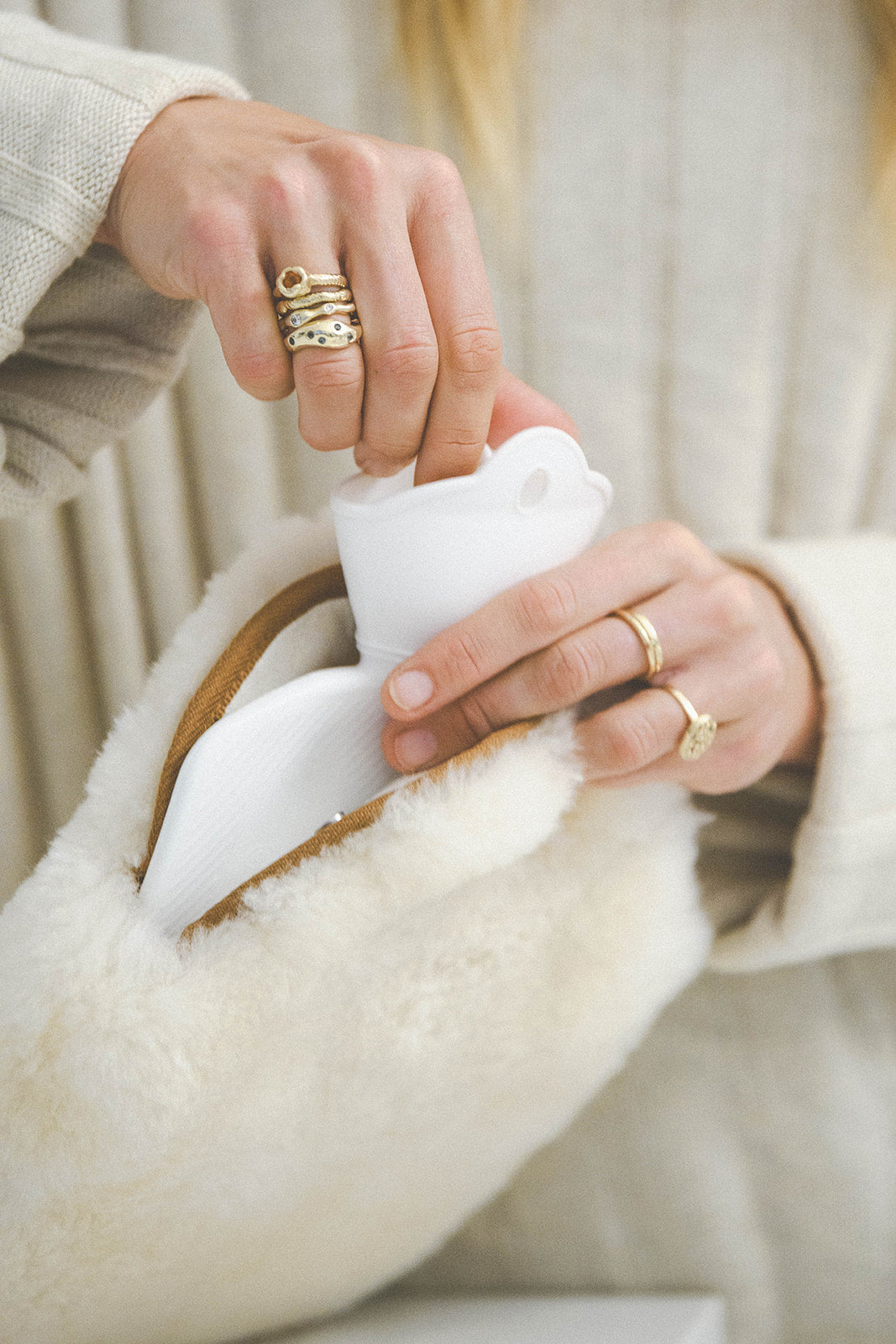 x2 HOTTIE | Sheepskin hot water bottle
