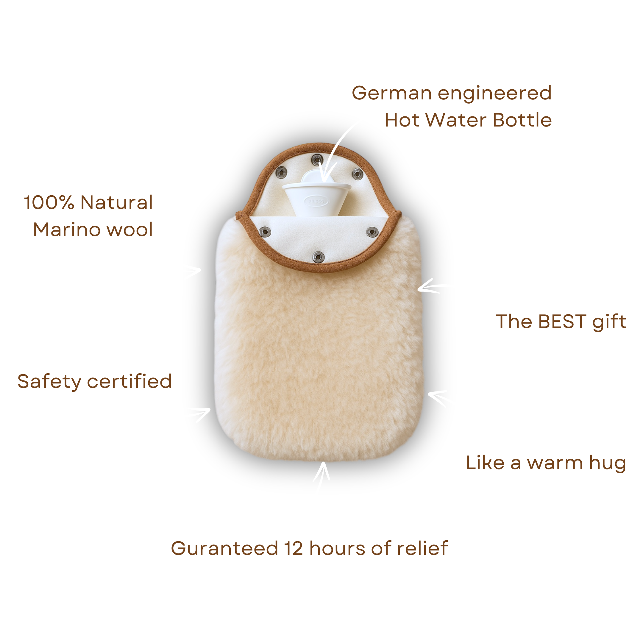 HOTTIE | Sheepskin hot water bottle