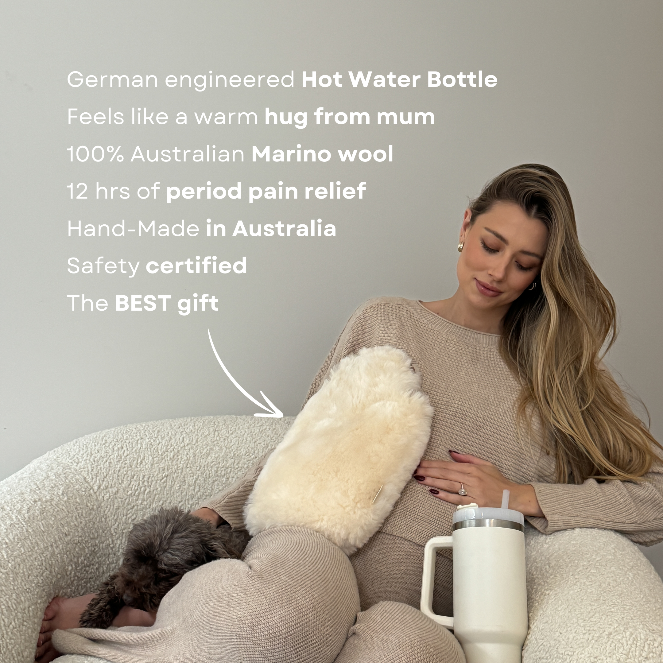 HOTTIE | Sheepskin hot water bottle